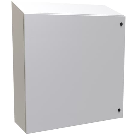 Hammond 1/4 Turn Latch Electrical Enclosures, 36 in H, 12 in D, 36 in W, 4, 12, Steel ST363612LG